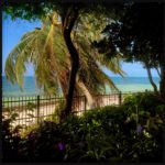 ocean view from labyrinth